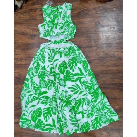 Flying Tomato Boho Whimsy Tropical Festival Y2K Live Your Truth Dress L, NWOT - Picture 4 of 15